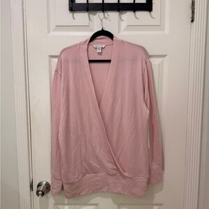 NWT Athleta Purana V-neck Wrap Top Sweatshirt - Size Large